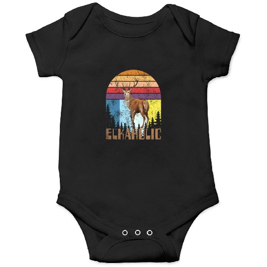 Elk Hunting Elkaholic Hunters Onesies