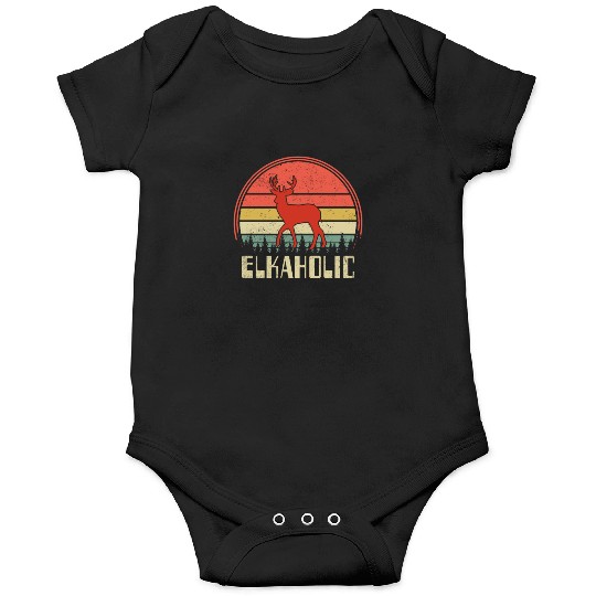 Elk Hunting Elkaholic Hunters Onesies