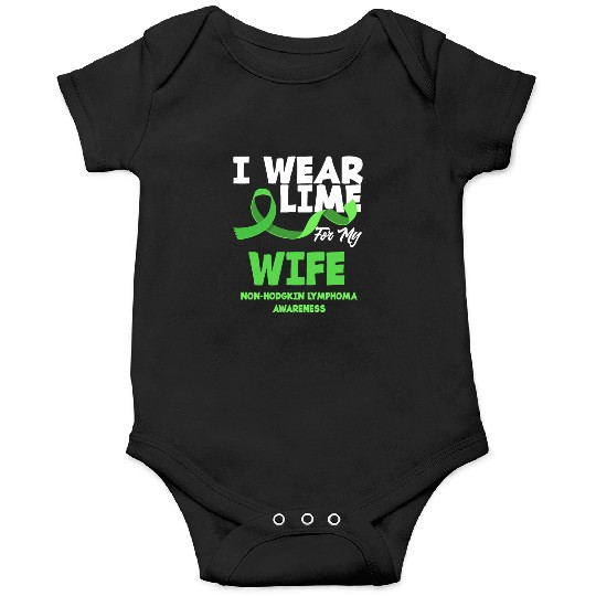 Non-Hodgkin Lymphoma Awareness Wear Lime Wife Onesies