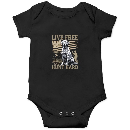 Duck Hunting Onesies Deer Hunting USA Flag Hunters