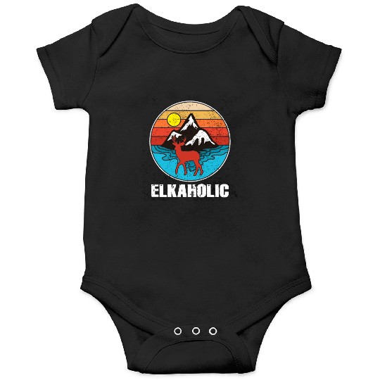 Elk Hunting Elkaholic Hunters Onesies