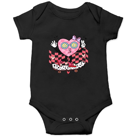 Mama Groovy Heart Onesies