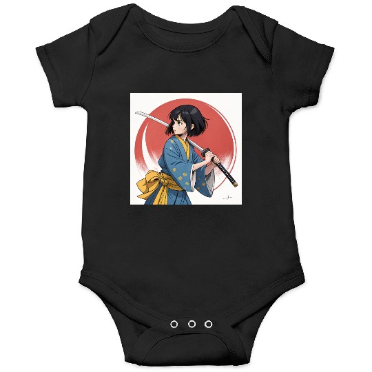 Spirit of the Sword: A Girl's Samurai Journey Onesies