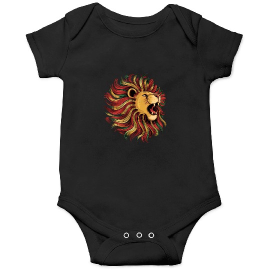 I'm black History powerful African Lion Juneteenth Onesies