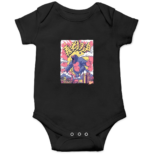 Kaiju Gorilla – Neon City Rampage Onesies