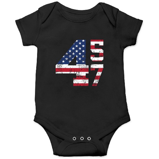 45 47 President Donald Trump Onesies