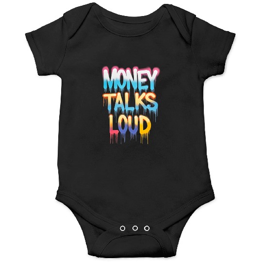 Money Talks Art Onesies