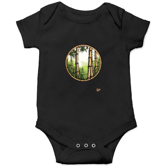Serene Bamboo Forest Onesies