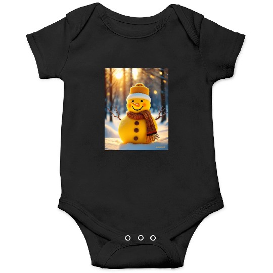 Yellow Snowman Onesies