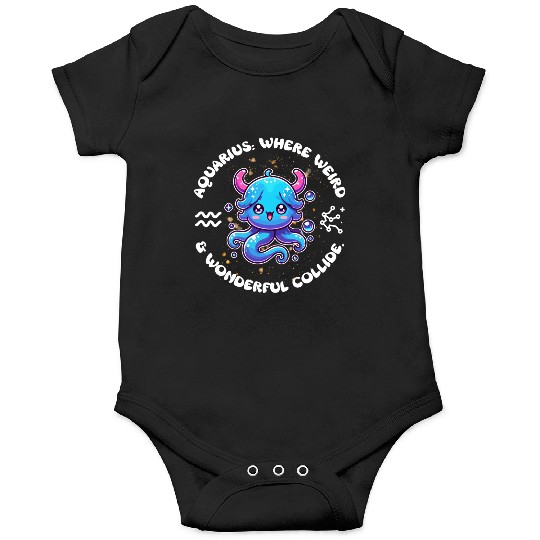 Aquarius: Where Weird and Wonderful Collide Zodiac Onesies