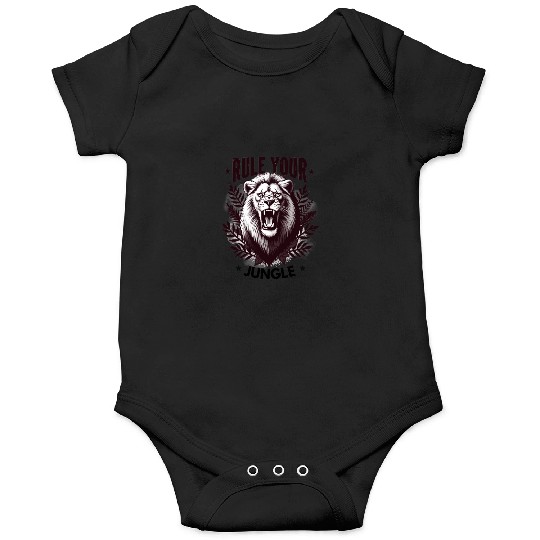 Fierce Lion King Inspirational Design Onesies