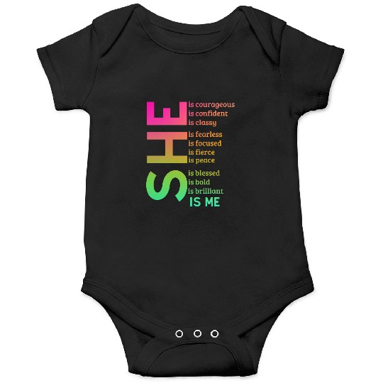 Woman Affirmation Black woman Quotes Onesies