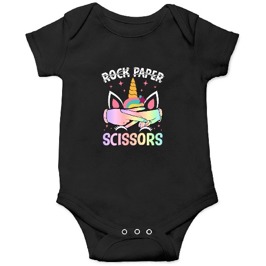 Funny Lesbian Pride LGBTQ Rock Paper Scissors Onesies