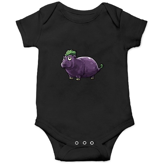 Hip Eggplant Onesies
