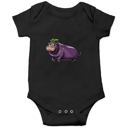Hip Eggplant Onesies