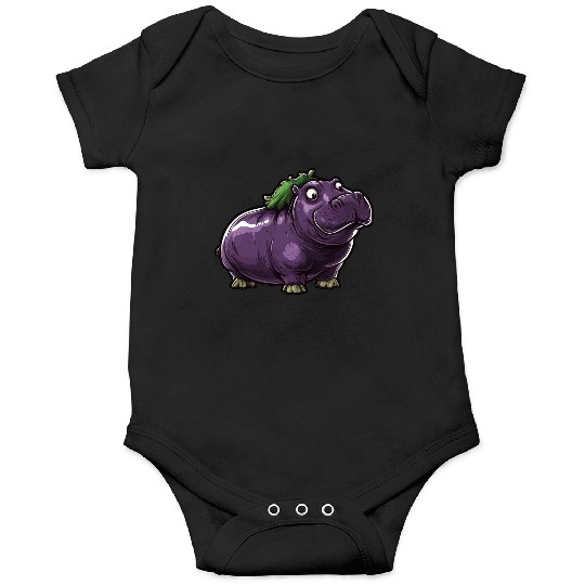 Hip Eggplant Onesies