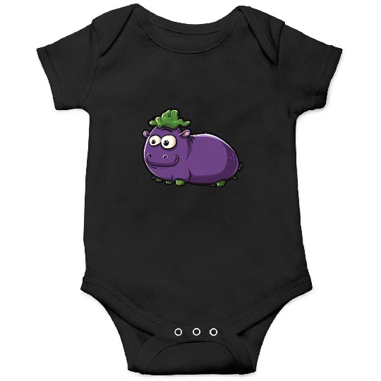 Hip Eggplant Onesies
