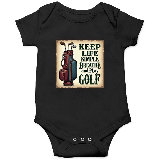 Golf Breath and Play Golf Onesies