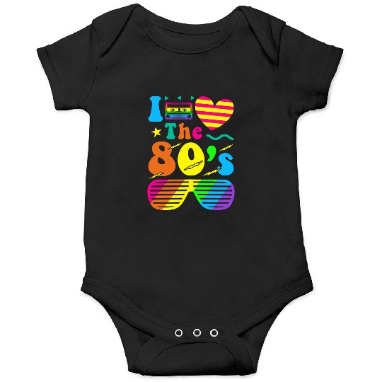 Retro 80s Style design – Perfect for Nostalgia Fa Onesies