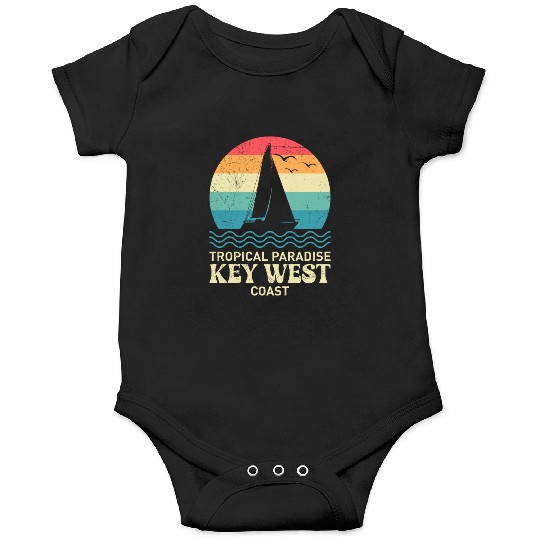 Florida TROPICAL PARADISE KEY-WEST COAST Onesies