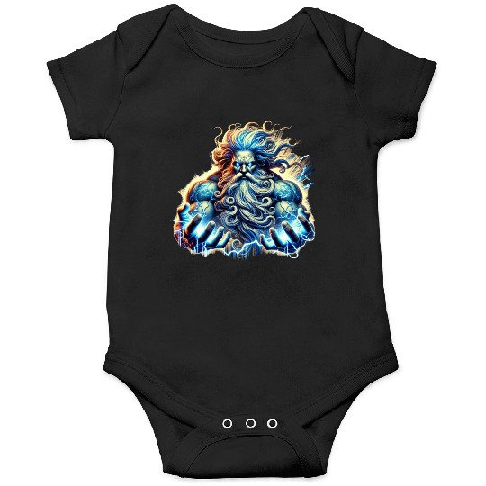 The Greek God Zeus with Lightning Onesies