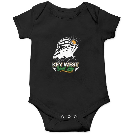 KEY-WEST BOAT LIFE Sailing Florida Keys West Keys Onesies