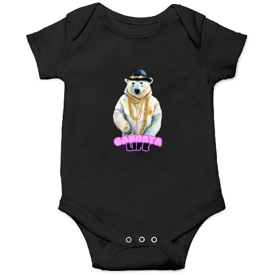 Gangsta Life Polar Bear Onesies