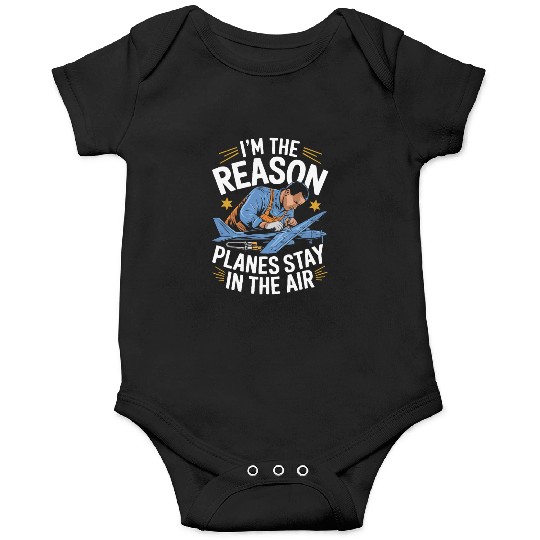 Aircraft Technician Avionics Maintenance Airport Onesies