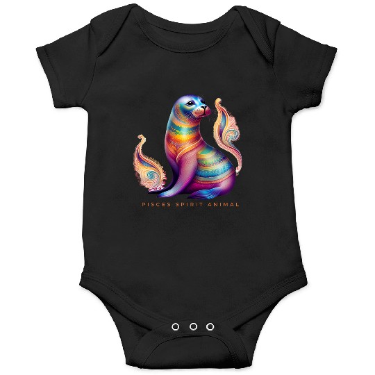 Pisces Spirit Animal Seal Alebrije Female Onesies