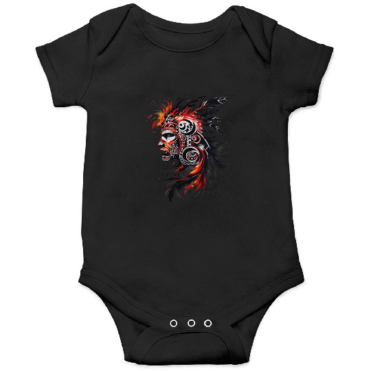 Tribal Fire Warrior Onesies