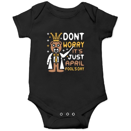 Funny Teacher Bear Celebrate April Fools Day Onesies
