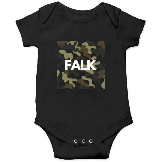 Falk Name Onesies Men Good Quality Camouflage