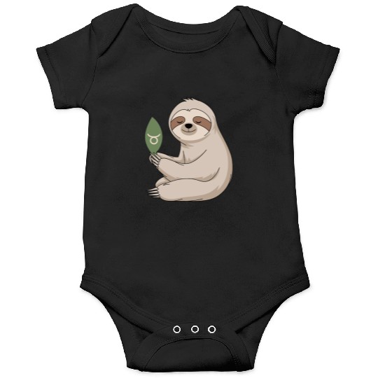 Taurus Zodiac Sloth Embracing Serenity Onesies