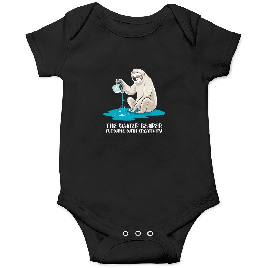 Aquarius Zodiac Sloth: The Water Bearer Flowing Onesies