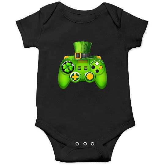 Video Game Controller Irish Gamer St Patricks Day Onesies
