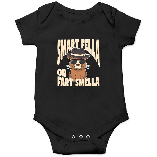 Smart Fella or Fart Smella – Capybara Knows Best Onesies