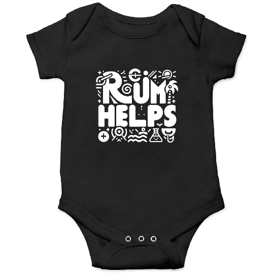 Rum Helps 8 Onesies