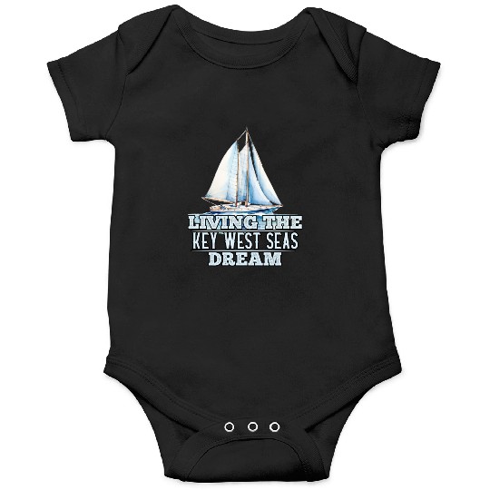 Florida Sunshine-State LIVING THE KEY-WEST SEAS Onesies