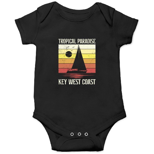 Florida TROPICAL PARADISE KEY-WEST COAST Onesies