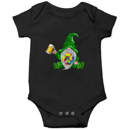 Irish Gnome Drink Beer Shamrock St Patricks Day Onesies