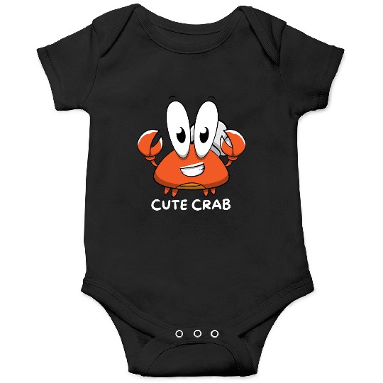 Cute Crab – Adorable & Playful Design! Onesies