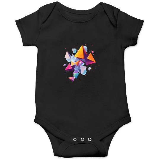 Creative colorful shapes Onesies
