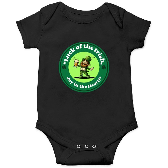 luck of the irish joy in the heart Onesies