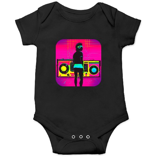80s iconic retro vintage culture Onesies