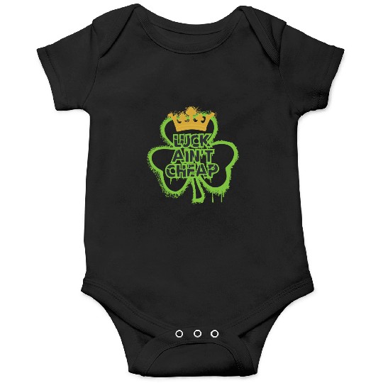 Graffiti Shamrock King: Luck Ain’t Cheap Onesies