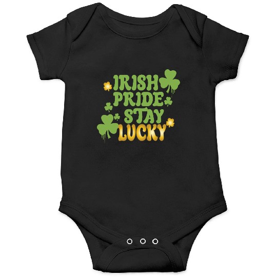 Lucky Graffiti Tag: Stay Lucky & Irish Pride Onesies