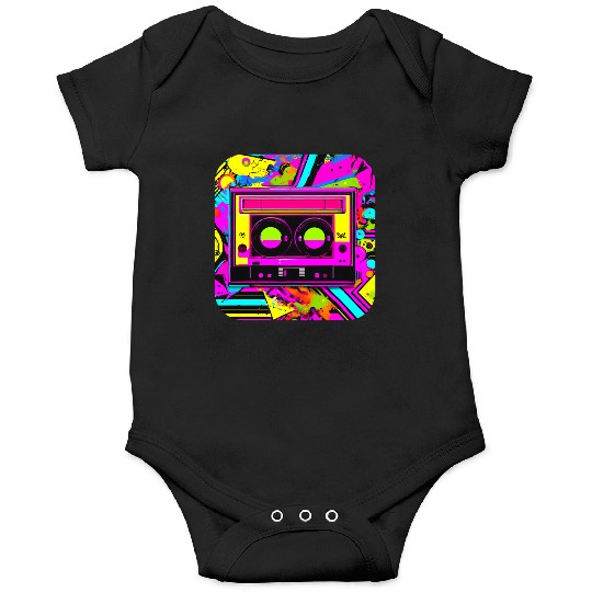 Vintage 80er Party Motto Onesies
