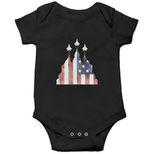 Patriotic Flyby F-22 Raptor Onesies