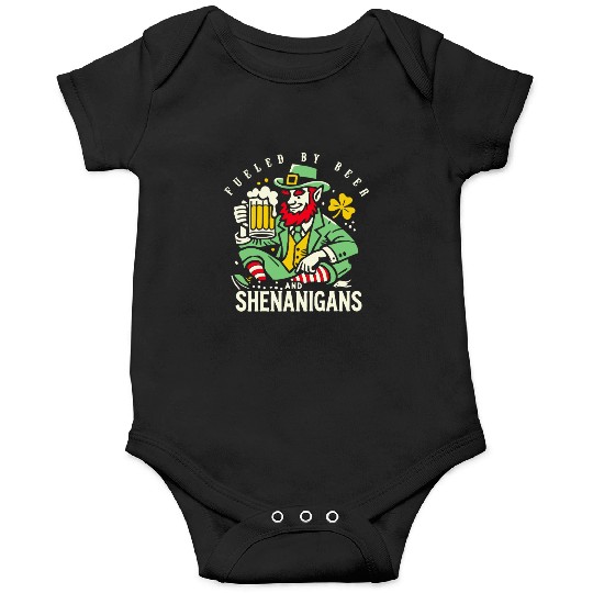 St. Patrick's Day Fun With Beer And shenanigans Onesies