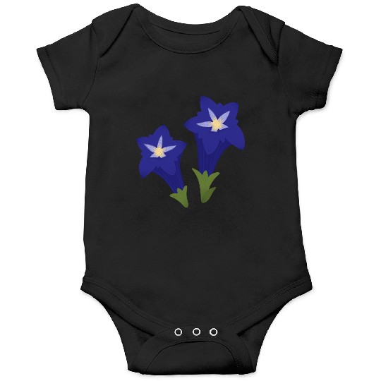 blue gentian flowers Onesies